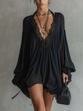 Giulia | Mini vestido negro con encaje