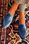 Lucía | Mocasines Clásicos de Terciopelo