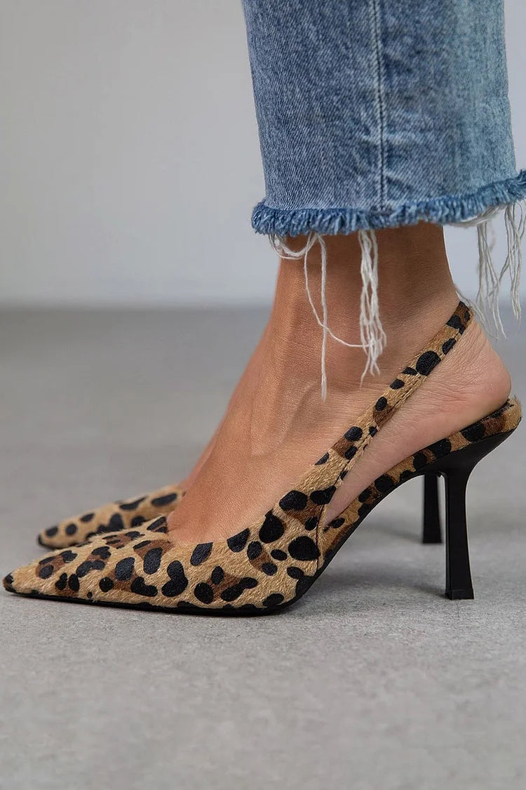 Avery | Tacones D’Orsay Leopardo