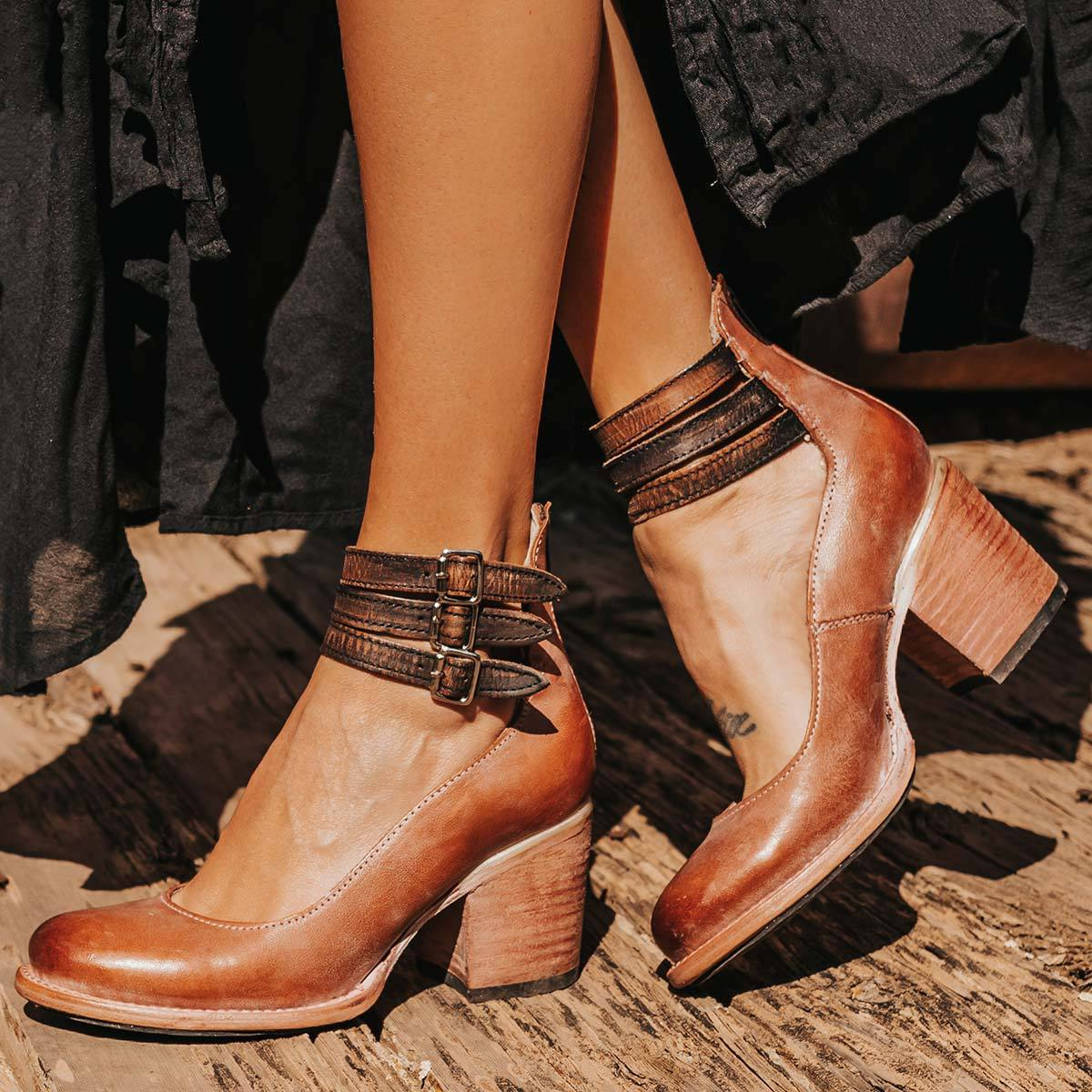 Camila | Tacones de Cuero