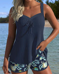 Solea | Tankini Corto a Rayas
