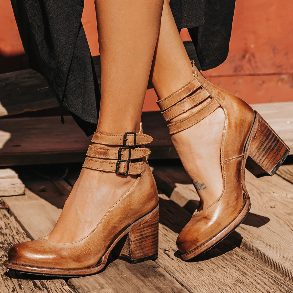 Camila | Tacones de Cuero