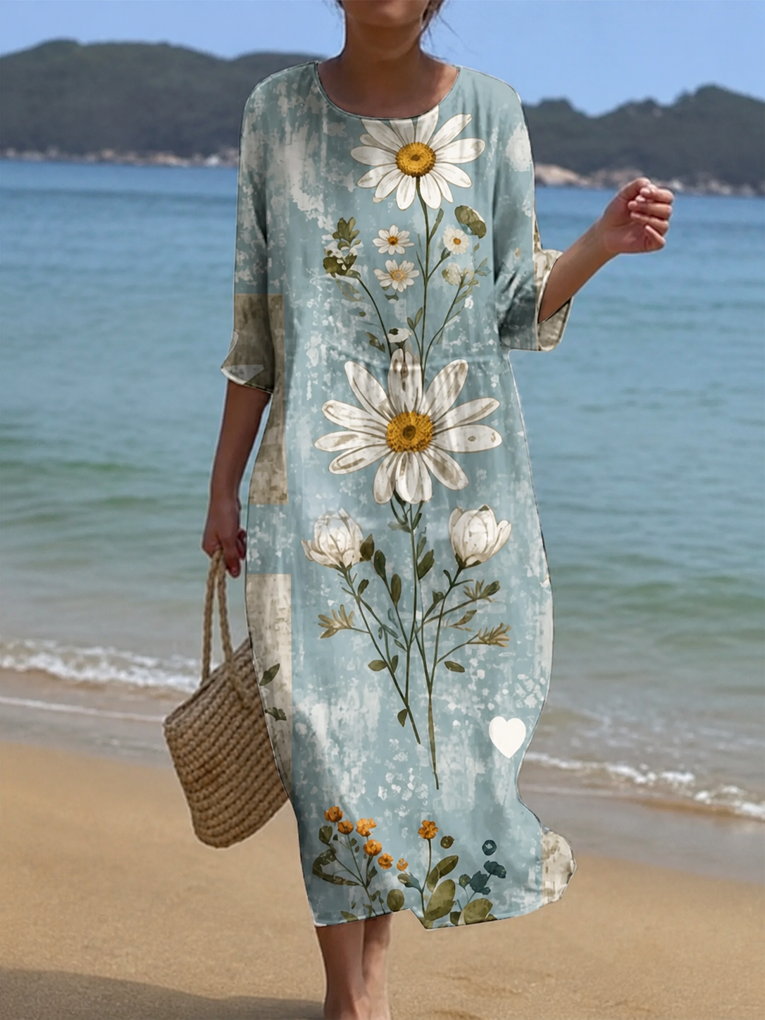 Vestido con diseño floral