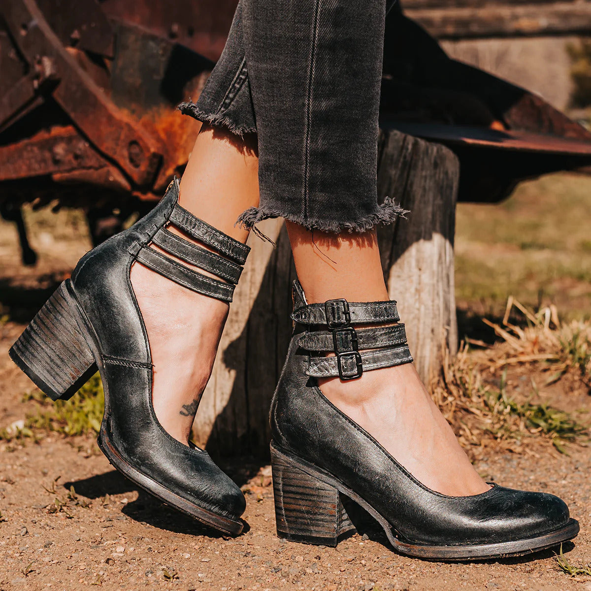 Camila | Tacones de Cuero