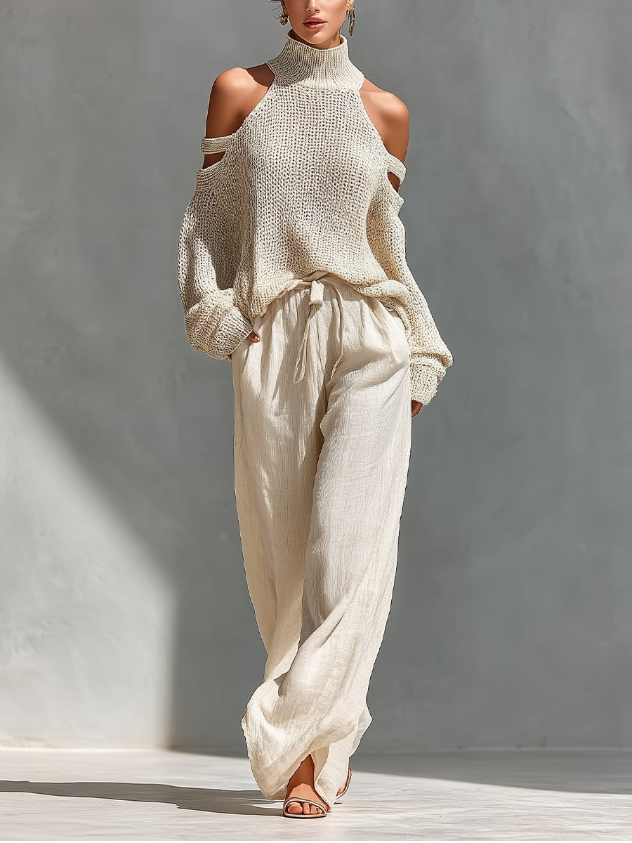 Camilla | Conjunto de Tejido y Lino a la Moda
