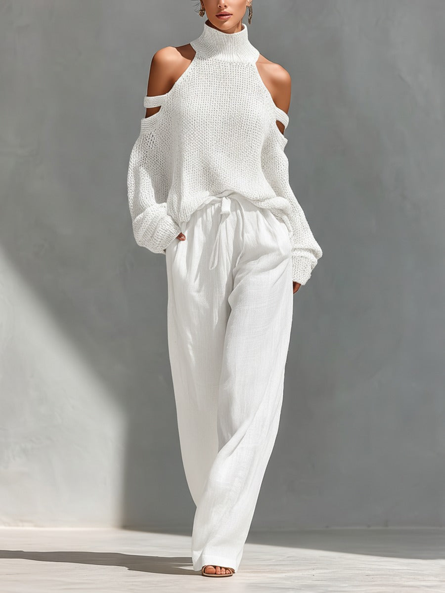 Camilla | Conjunto de Tejido y Lino a la Moda
