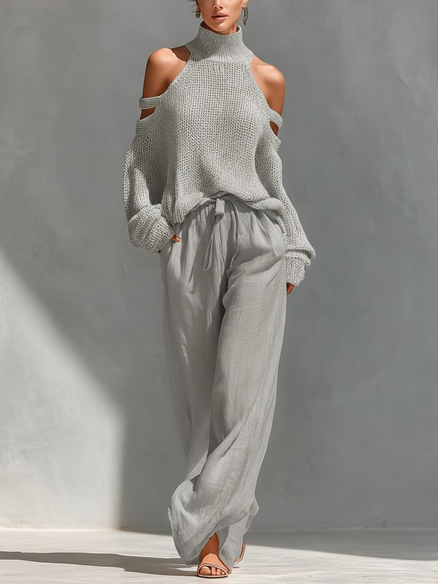 Camilla | Conjunto de Tejido y Lino a la Moda