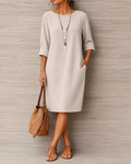 Odette | Vestido Midi que Contornea el Abdomen
