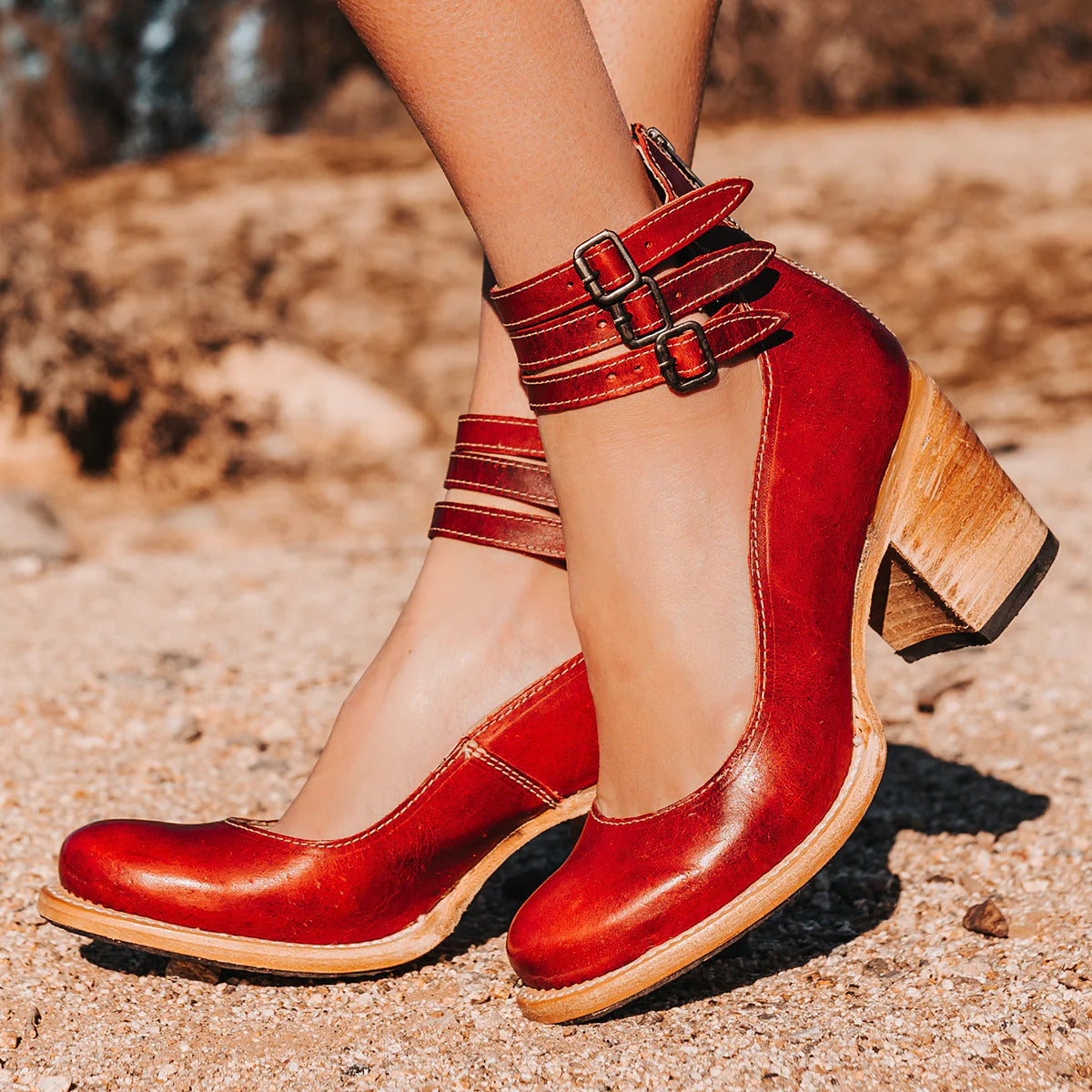 Camila | Tacones de Cuero