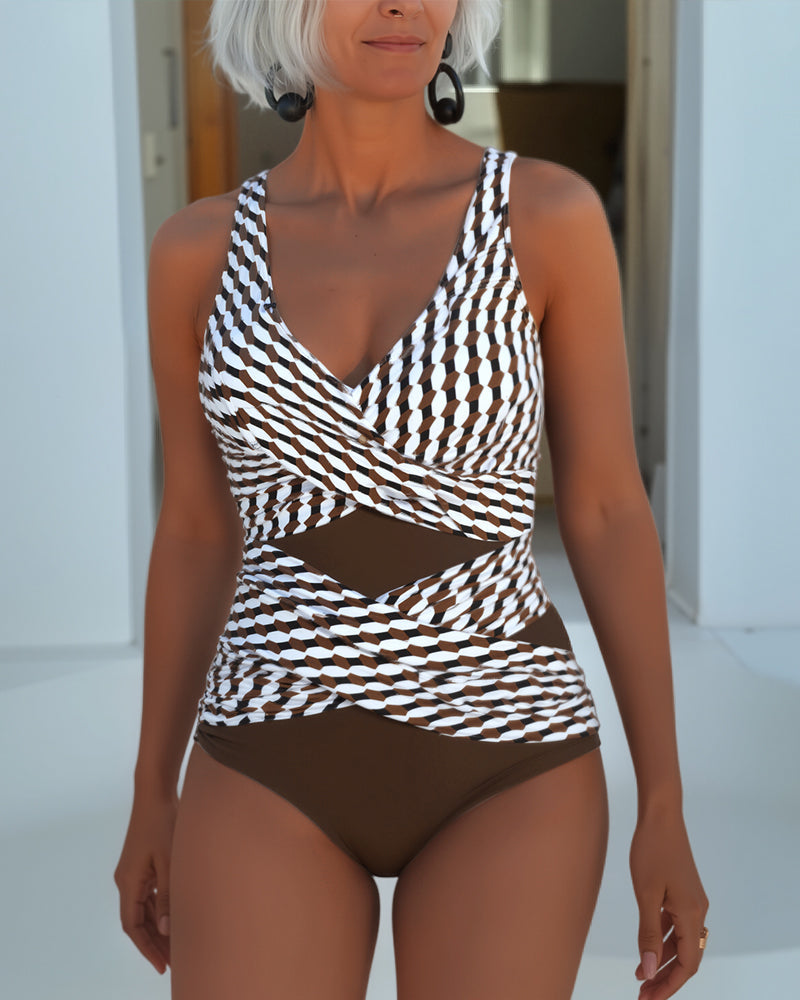 Serena | Traje de Baño Entero Resort Cruzado