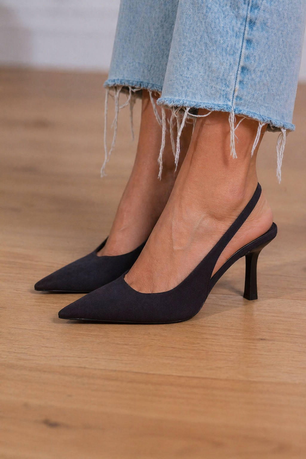 Marlena | Tacones Bajos Desnudos