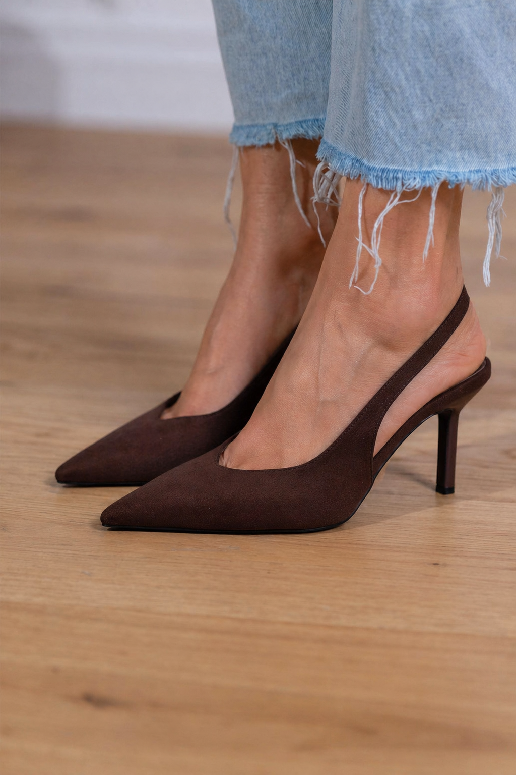 Marlena | Tacones Bajos Desnudos