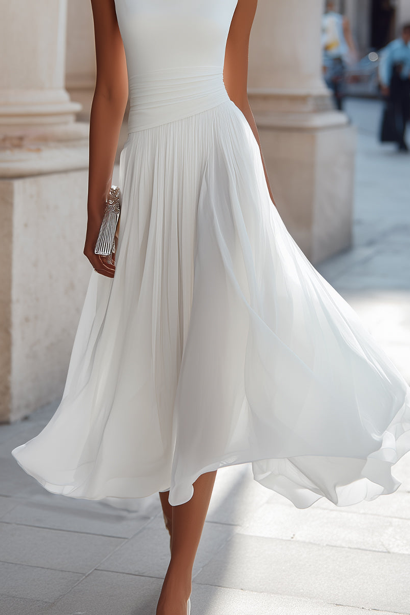 Victoire | Vestido midi de ceremonia elegante