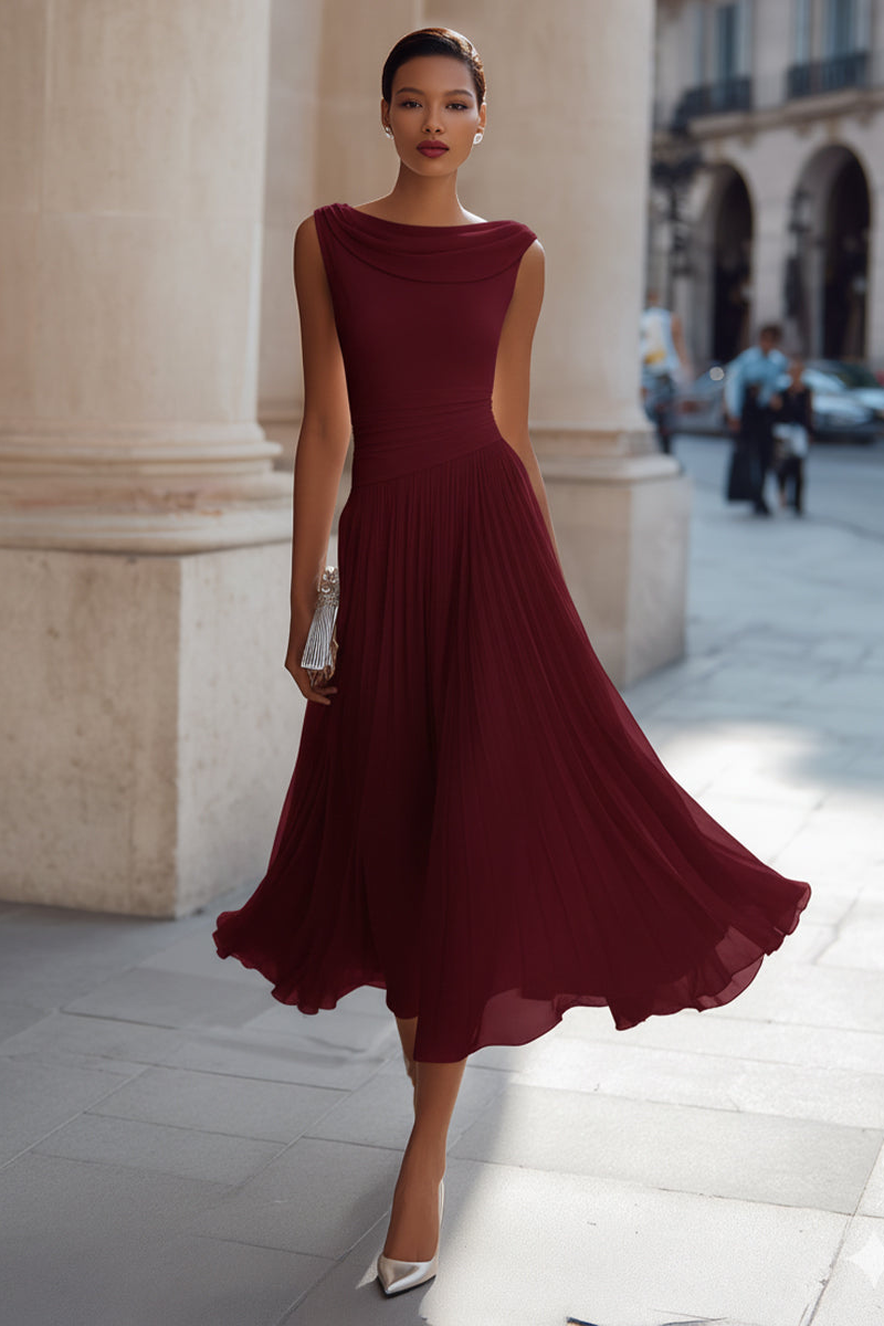 Victoire | Vestido midi de ceremonia elegante