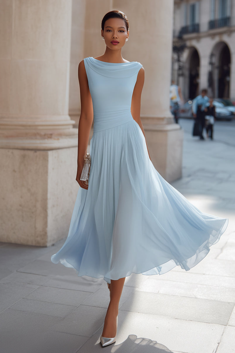 Victoire | Vestido midi de ceremonia elegante