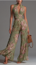 Mono de Gasa Floral Plisado