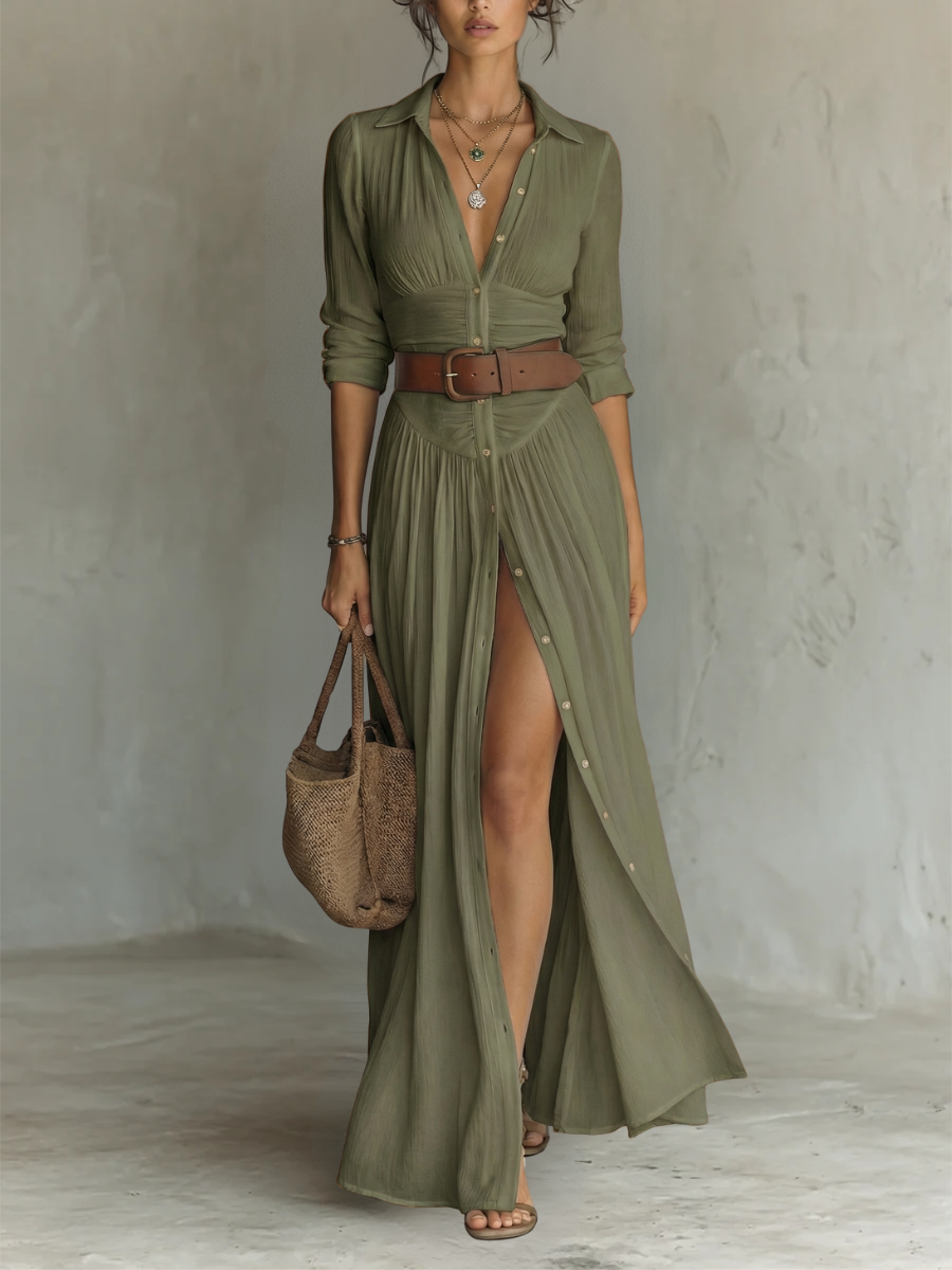 Vestido Largo Elegante de Verano