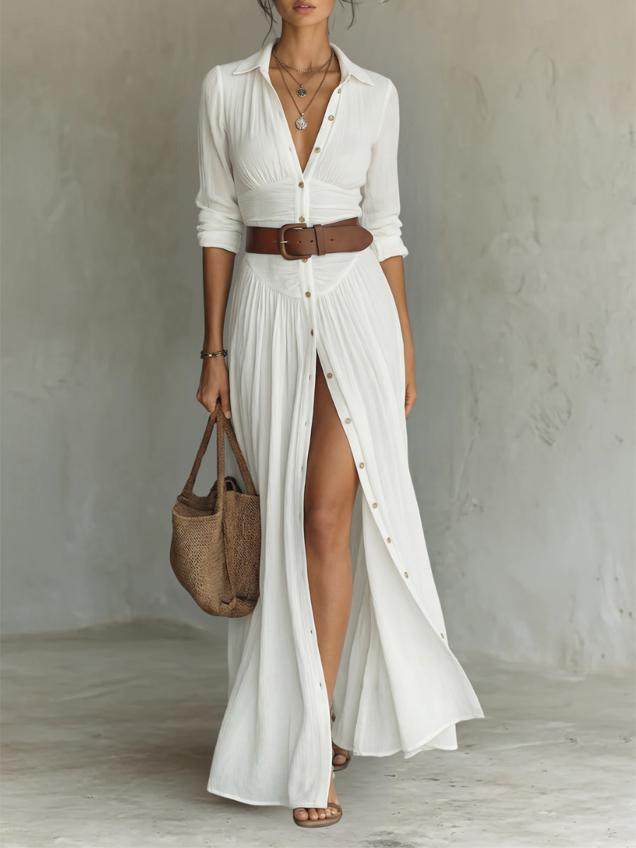 Vestido Largo Elegante de Verano