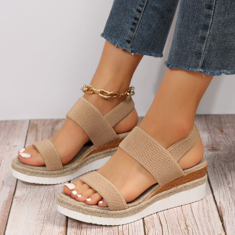 Sandalia Ortopédica para Mujer con Cuña Cómoda