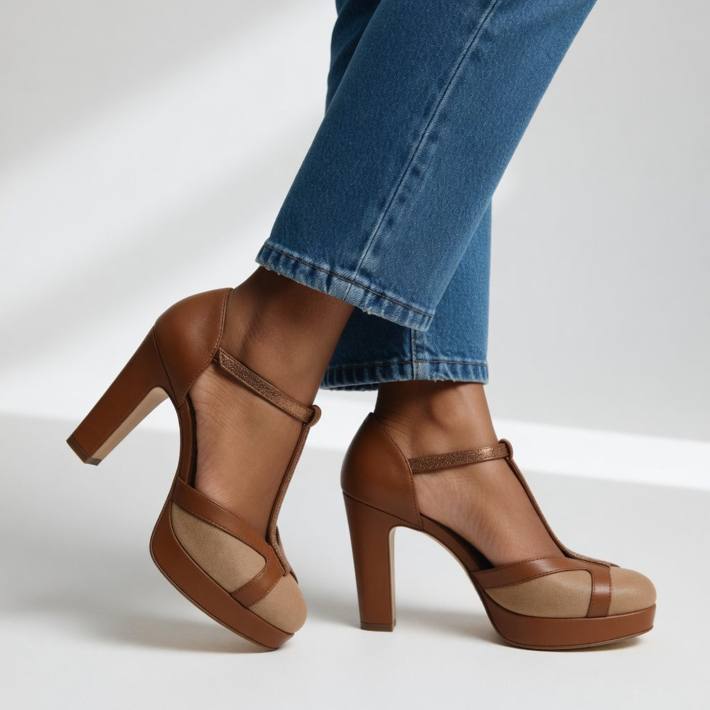Maylen | Zapatos de Tacón Retro