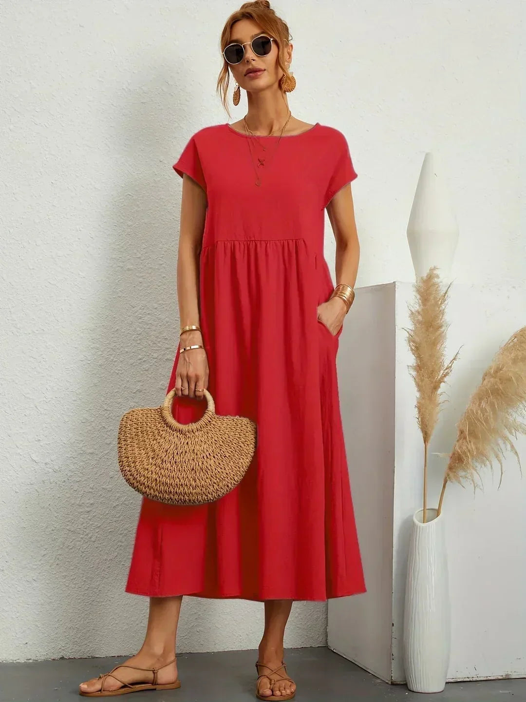 Éloria | Vestido de Verano Negro