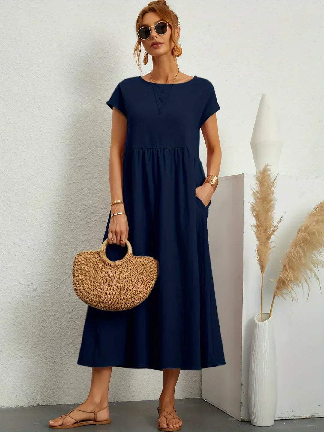 Éloria | Vestido de Verano Negro