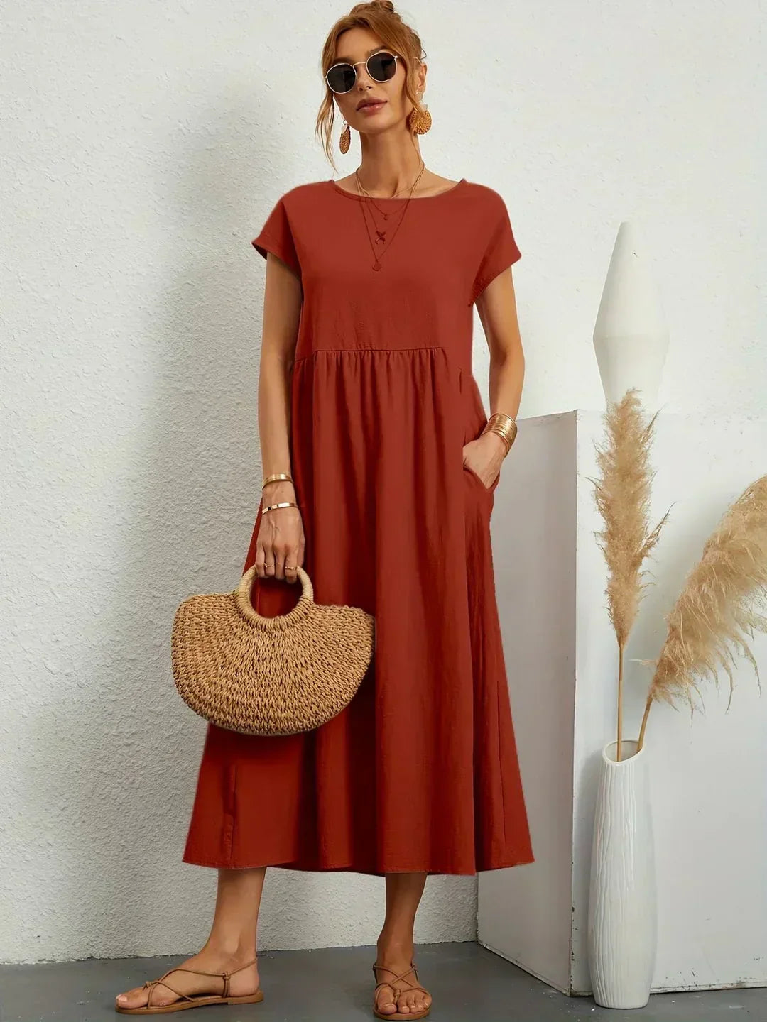 Éloria | Vestido de Verano Negro