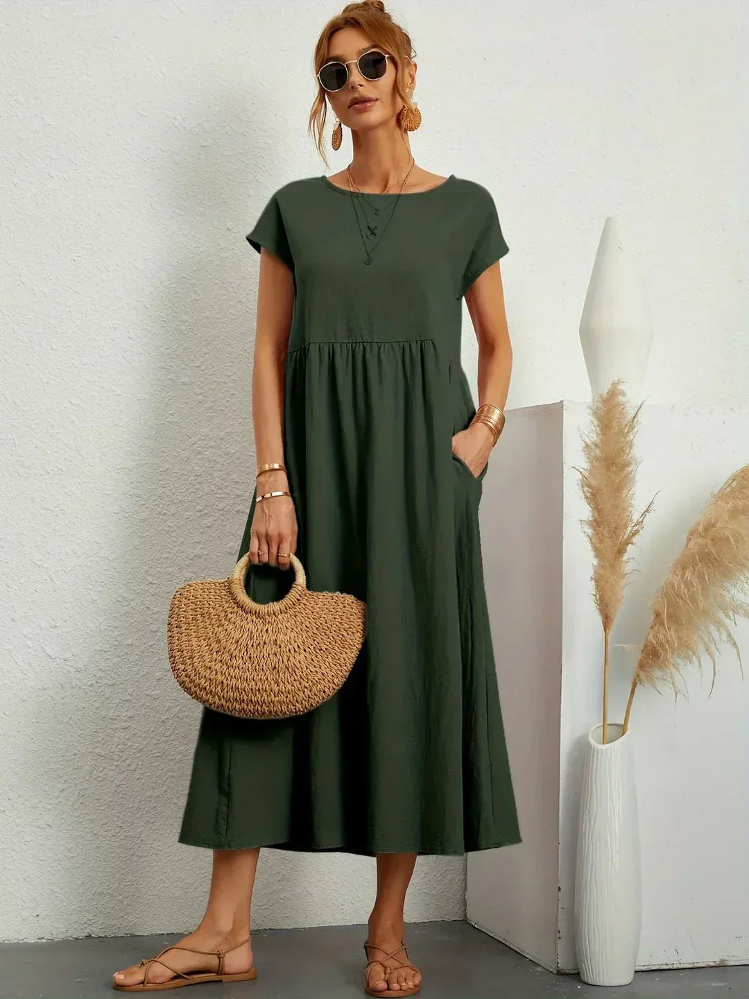 Éloria | Vestido de Verano Negro