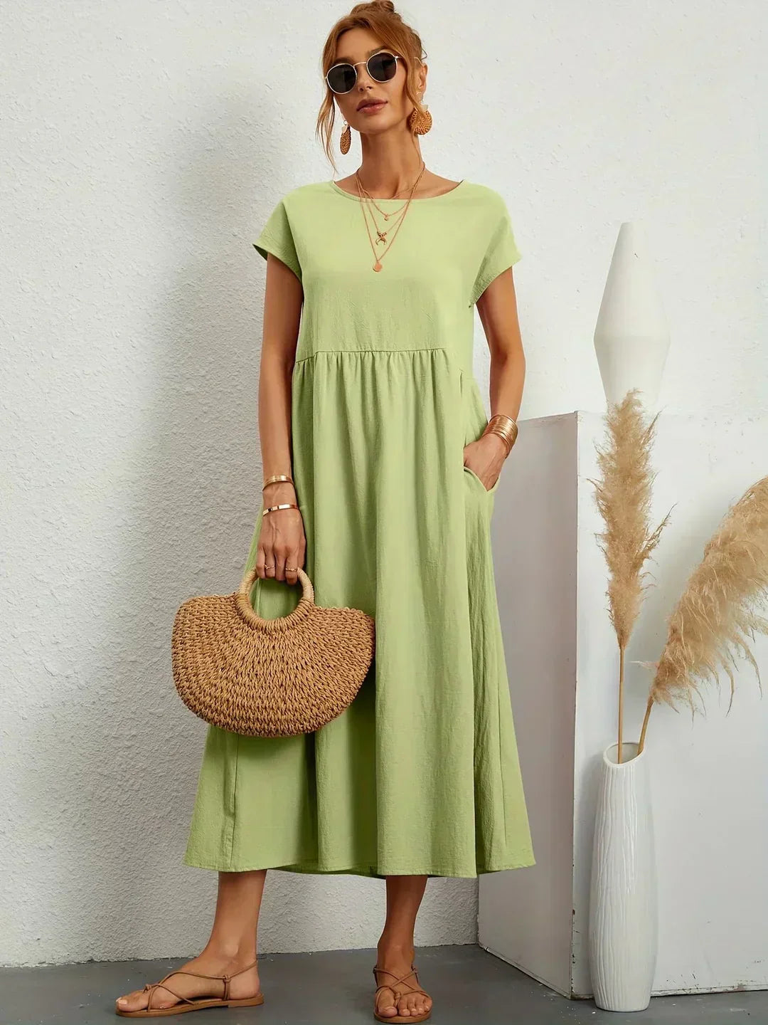 Éloria | Vestido de Verano Negro