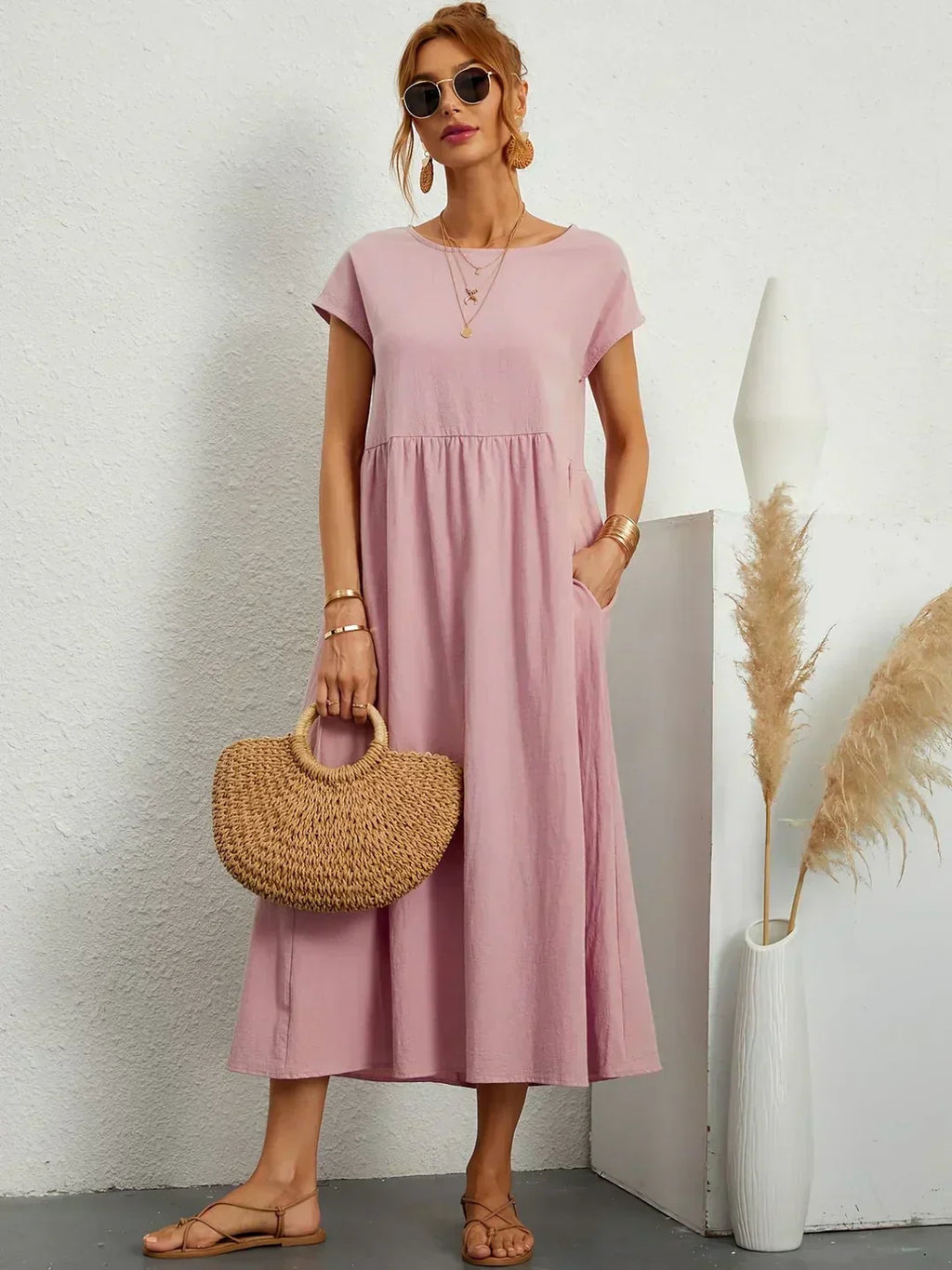 Éloria | Vestido de Verano Negro
