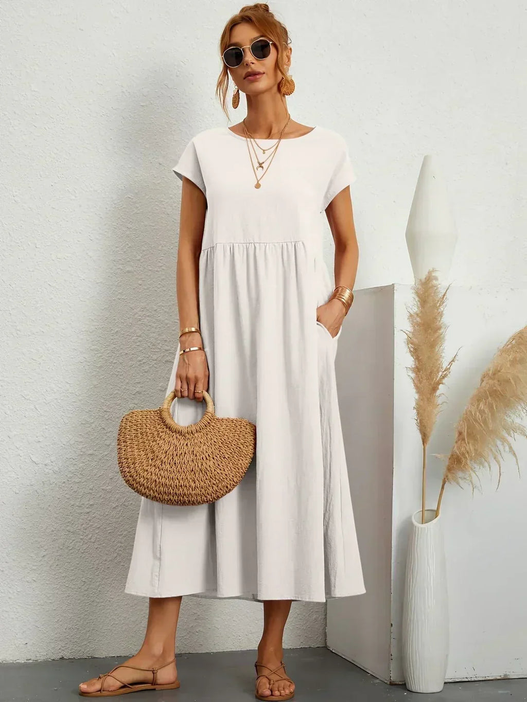 Éloria | Vestido de Verano Negro