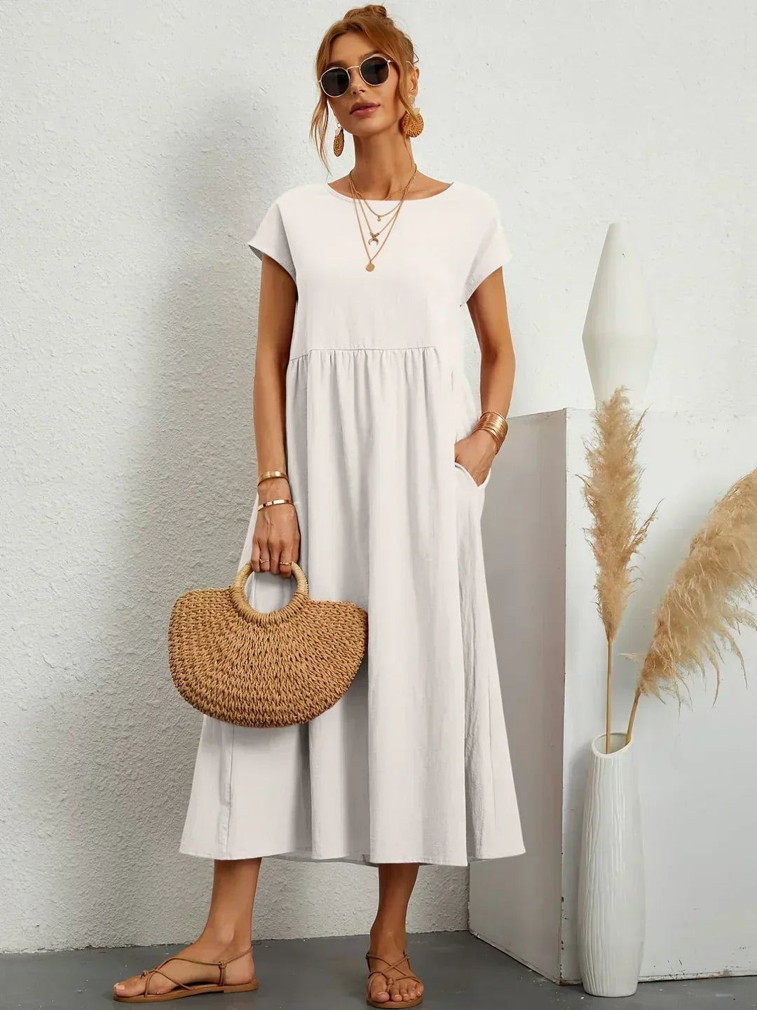 Éloria | Vestido de Verano Negro