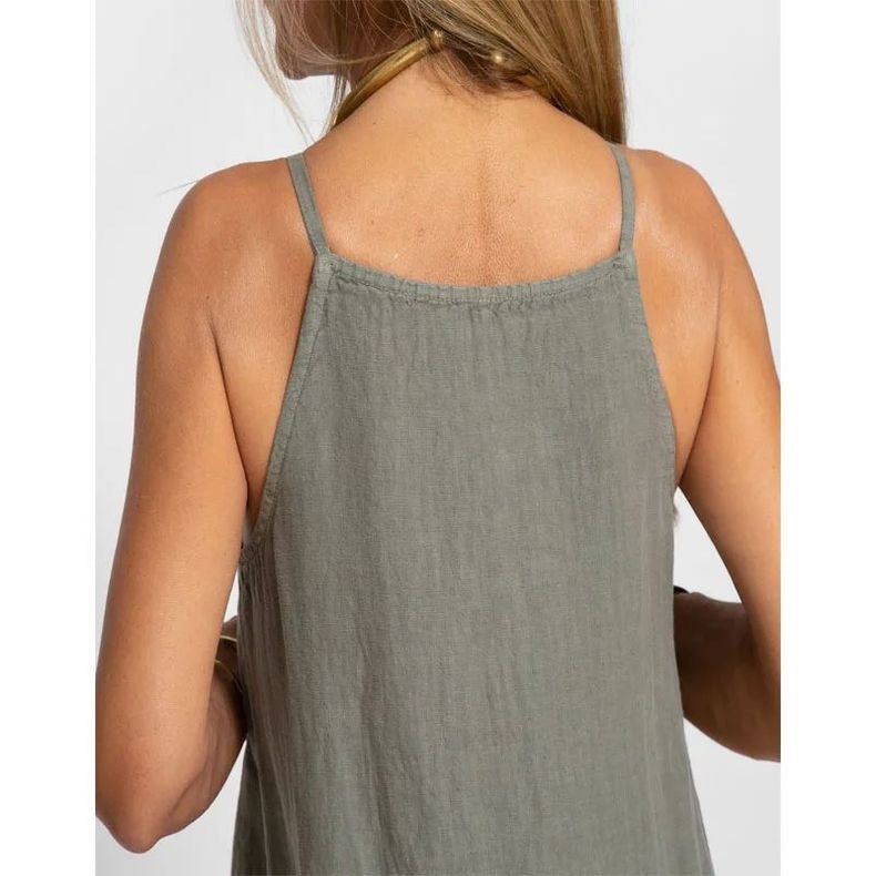 Vestido Maxi con Tirantes Minimalista