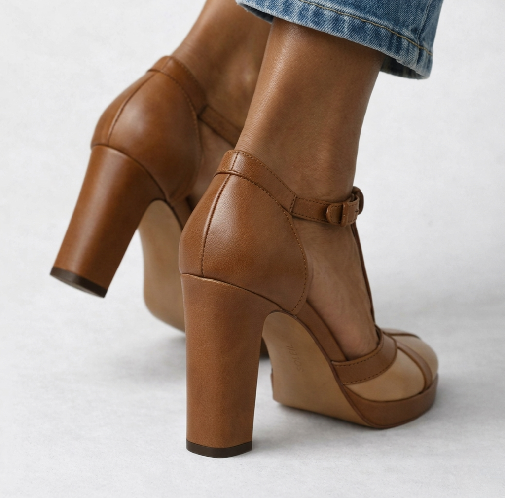 Maylen | Zapatos de Tacón Retro