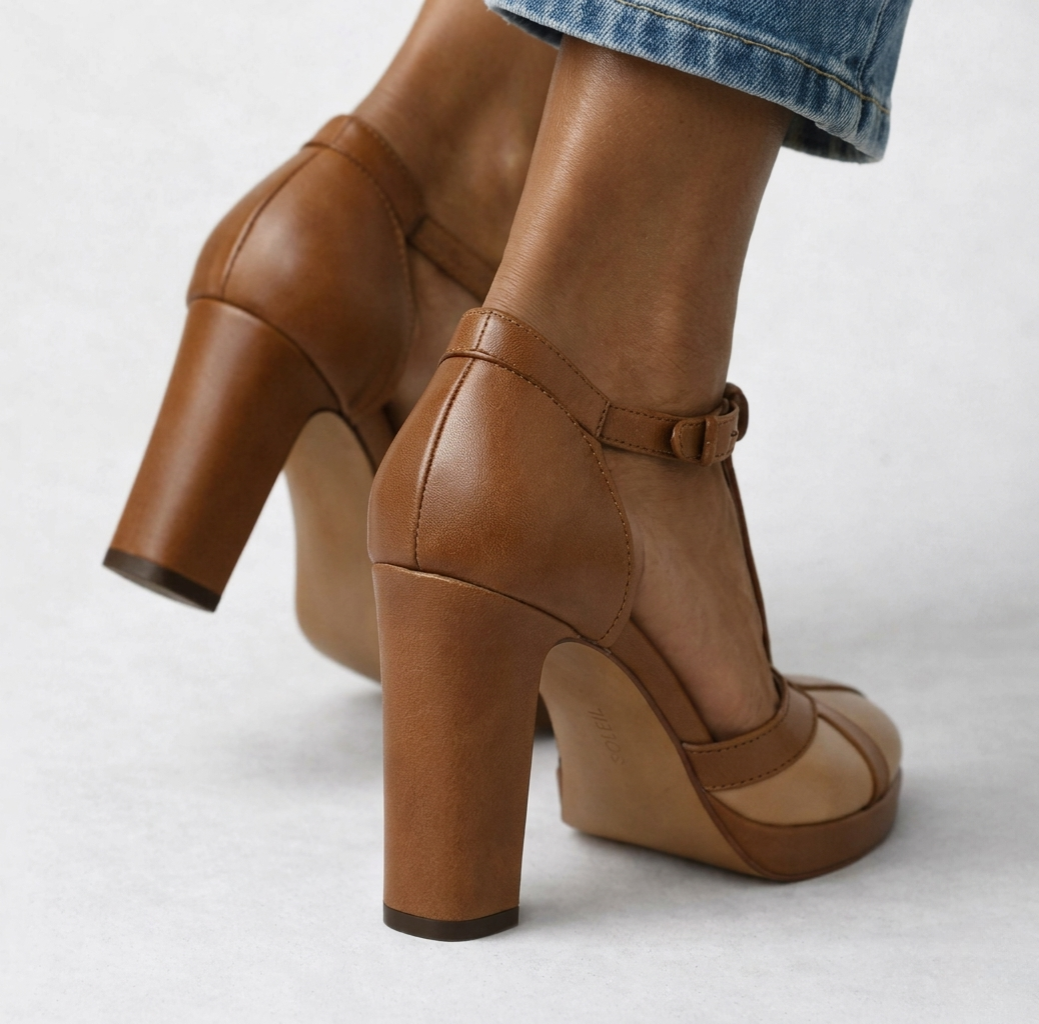 Maylen | Zapatos de Tacón Retro