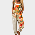 Pantalón de tirantes impreso y cómodo