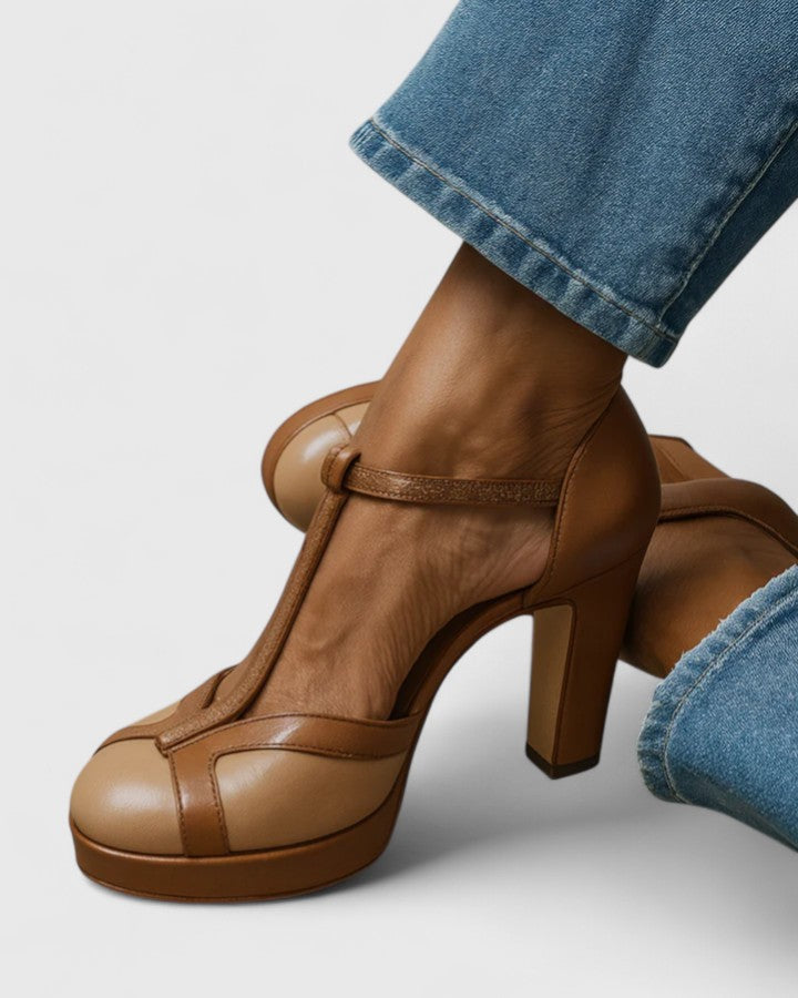 Maylen | Zapatos de Tacón Retro