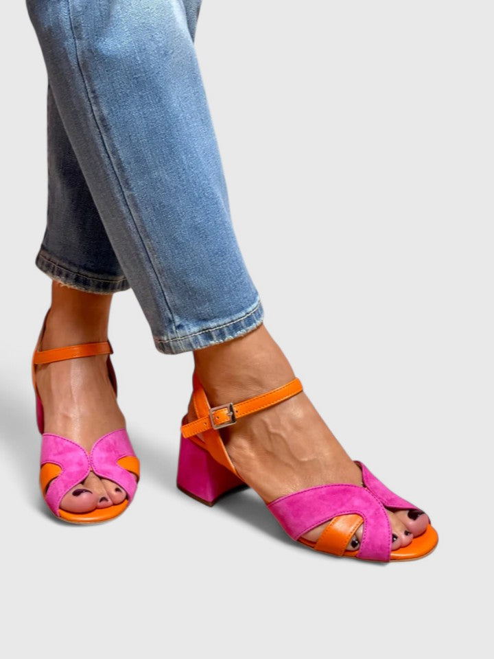 PAULINA · SANDALIAS CON TACÓN