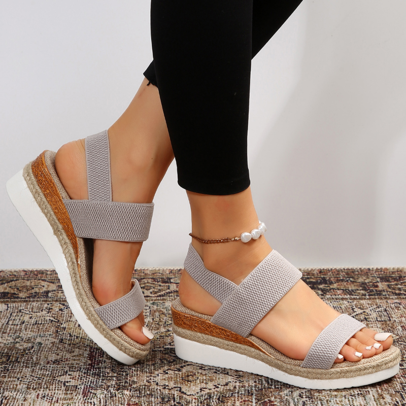 Sandalia Ortopédica para Mujer con Cuña Cómoda