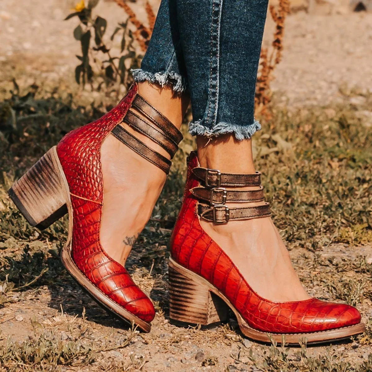 Camila | Tacones de Cuero