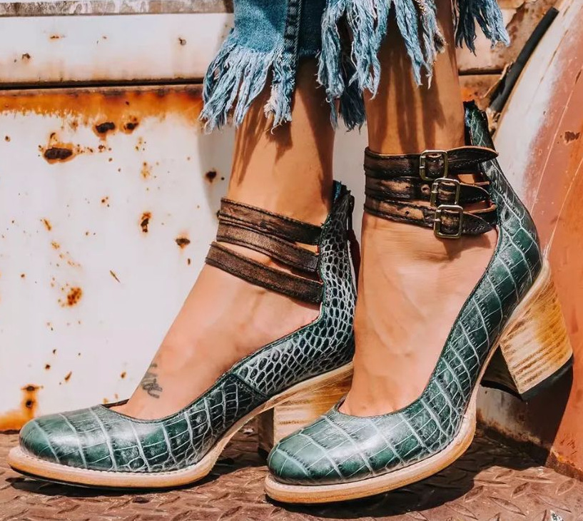 Camila | Tacones de Cuero