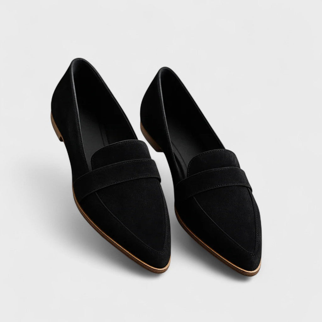 Mocasin ortopédico de piel para mujer – Suela antideslizante