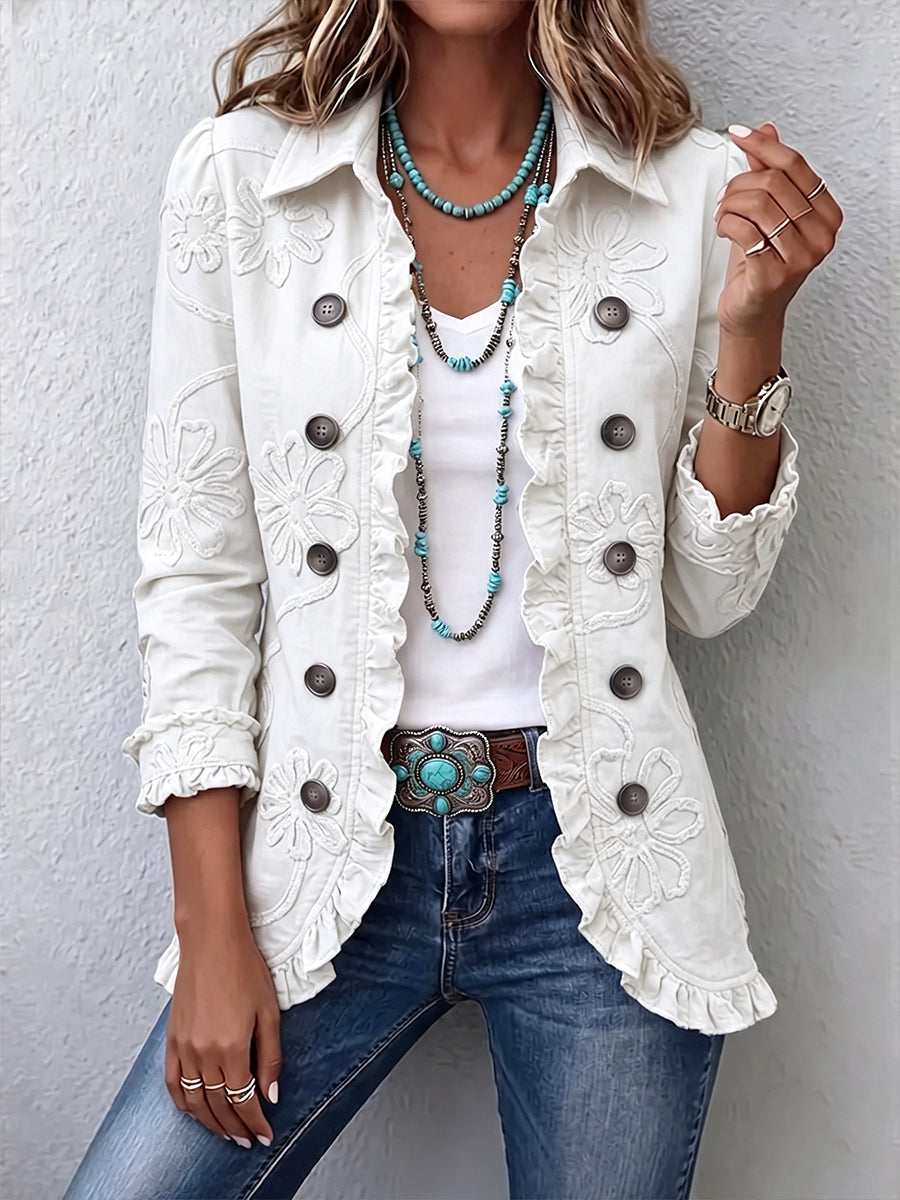 Fiordalba | Chaqueta Bordada Bohemia