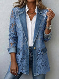 Gaudirosa | Blazer Denim con Encaje