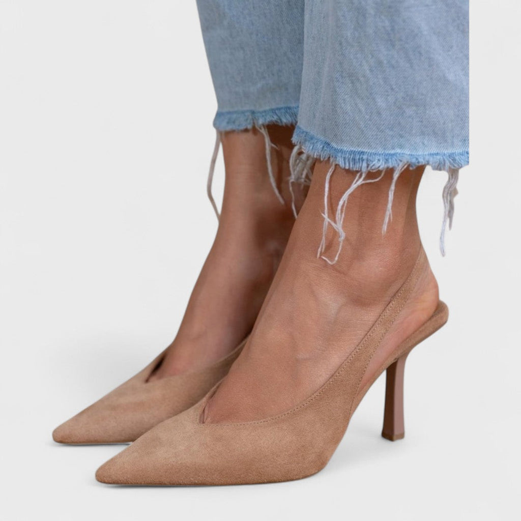Scarpa Slingback para Mujer con Tacón Delgado Elegante