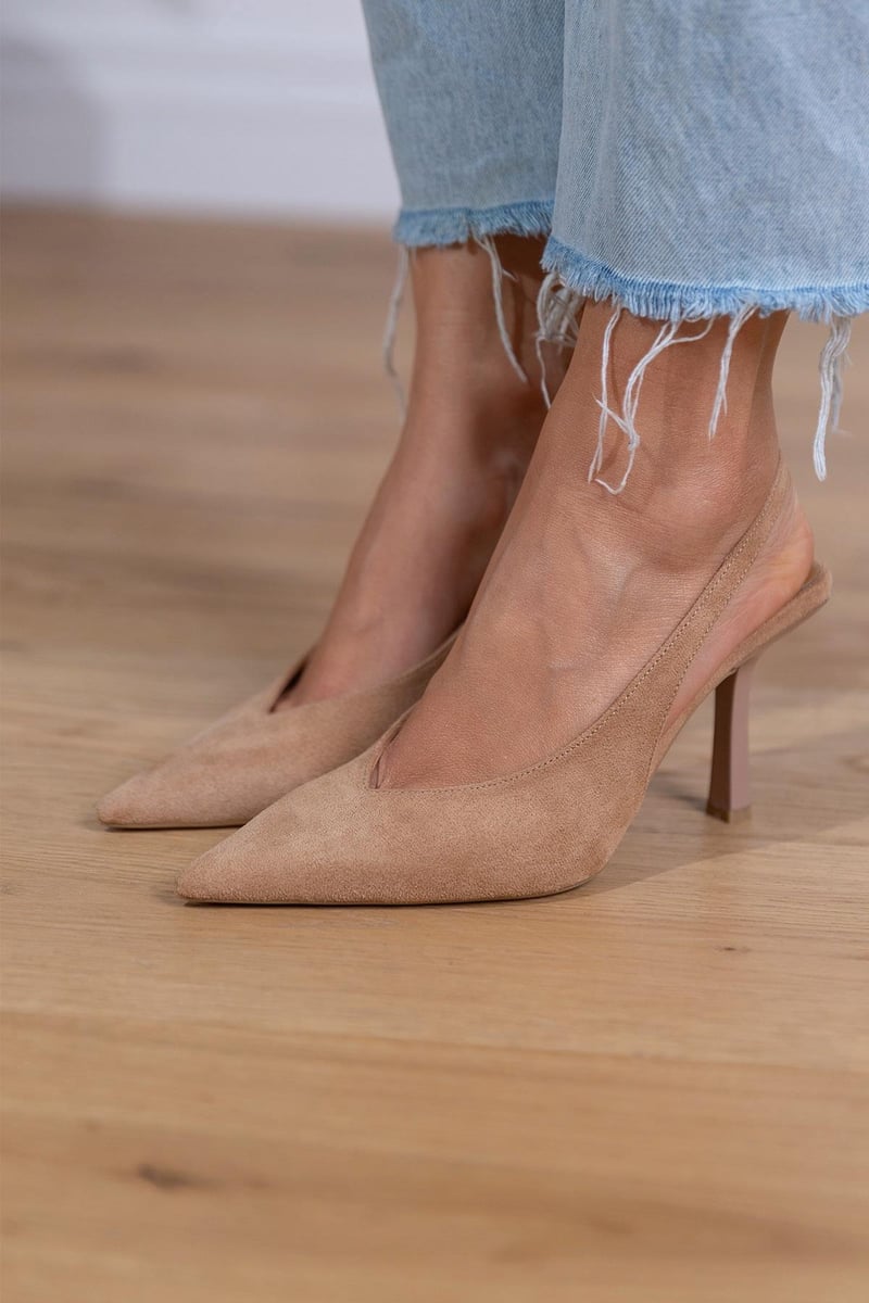 Marlena | Tacones Bajos Desnudos