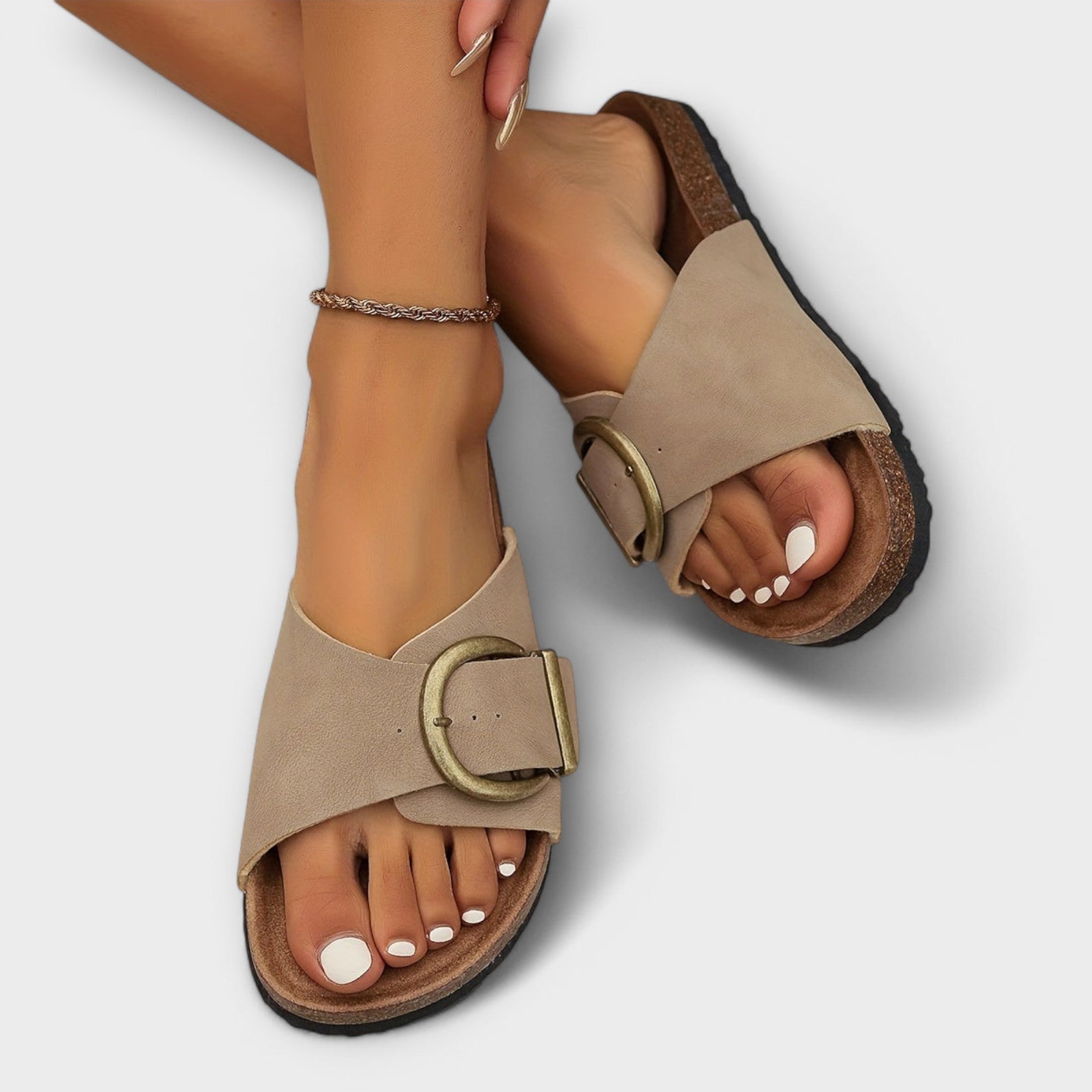 Sandalia de Mujer Cómoda con Plantilla Ergonómica