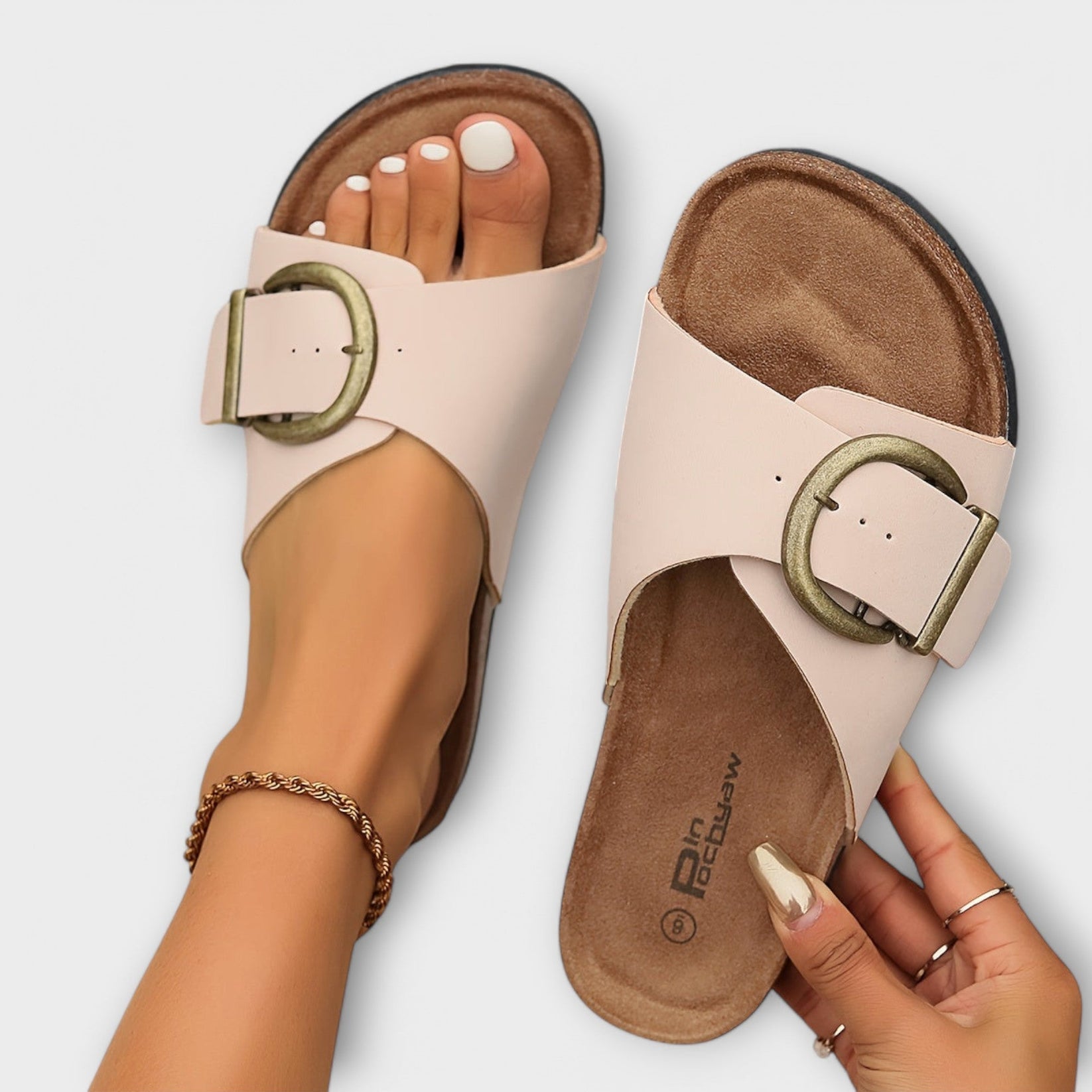 Sandalia de Mujer Cómoda con Plantilla Ergonómica