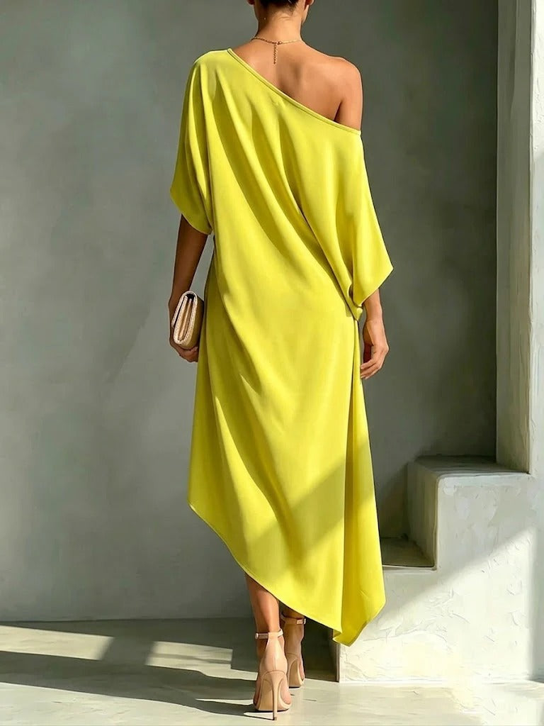 Camila | Vestido asimétrico elegante
